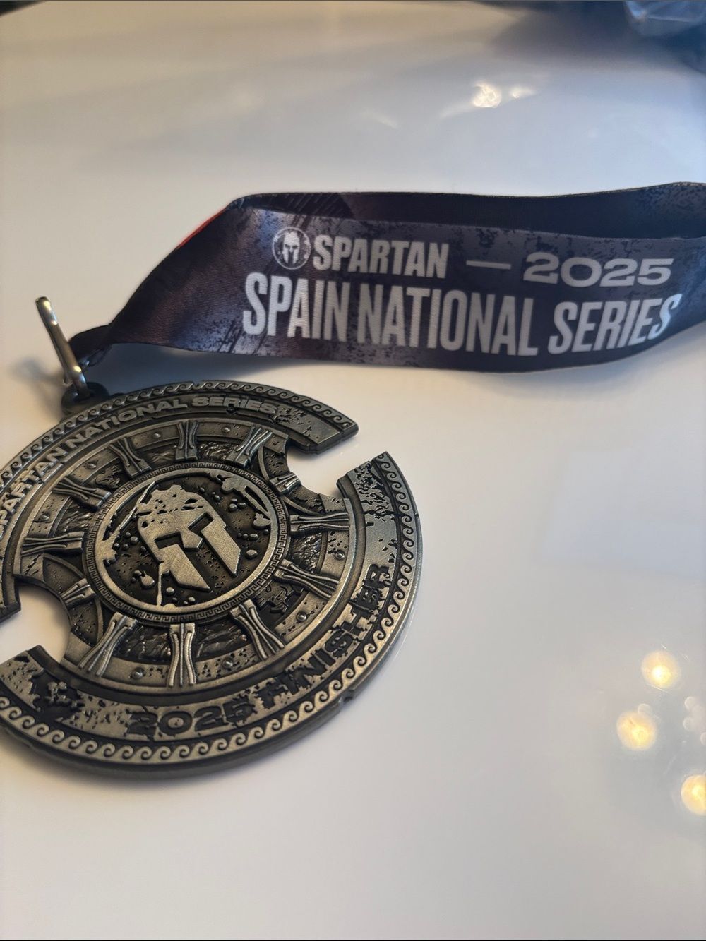 Spartan Spain National Series Beast Finisher Medal 2025